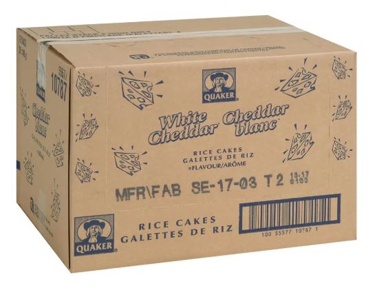 QUAKER CORN CAKE CHEDDAR (12X140GR) 12 per case