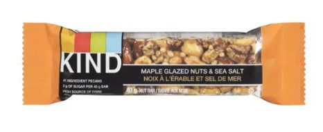 KIND Maple Glazed Pecan and Sea Salt Bar, 40 Grams 12 per case