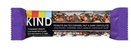 KIND Peanuts Salted Caramel Nut and Dark Chocolate Bar, 40 Grams 12 per case