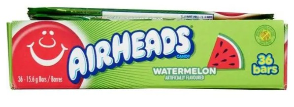 AIRHEADS CHEWING PASTE WATERM. (12X36X15GR) 432 Per Case