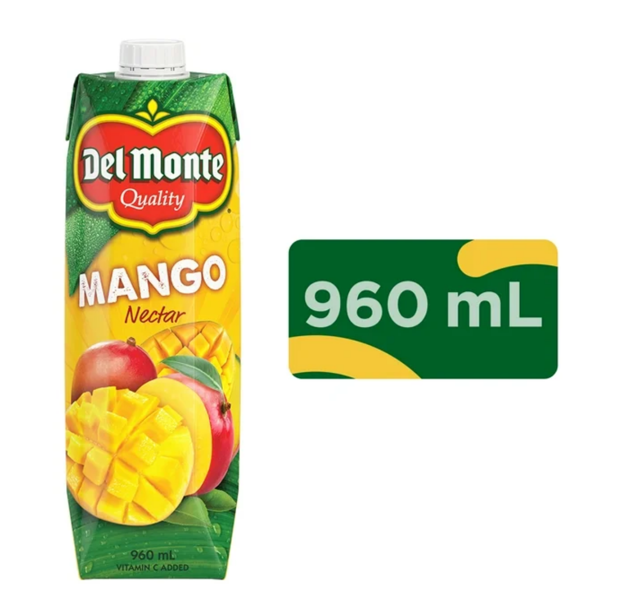 Del Monte Mango Nectar, 960 mL Canadian Brand Sweet Mango Nectar Juice Drink