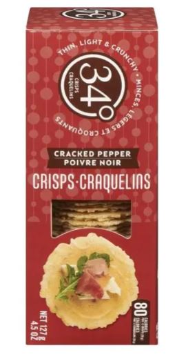 34 Degrees Cracked Pepper (34 Degrees) 12 per case