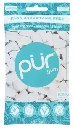 Pur Wintergreen Gum, 77 Gram 12 per case