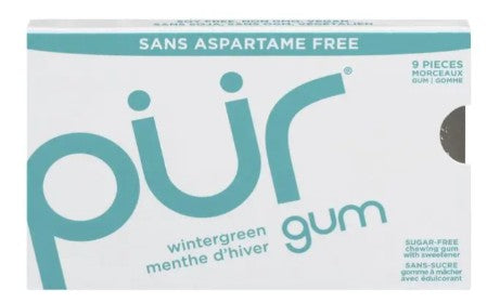 Pur Wintergreen Gum, 17.5 Gram 12 per case