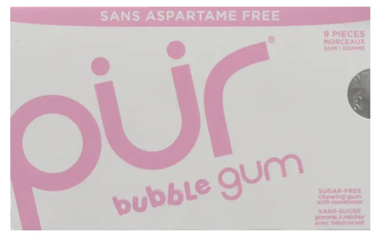 PUR Gum Bubblegum Gum (PUR Gum) 12 per case