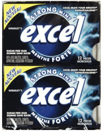 EXCEL GUM MINT STRONG (18X12UN) 216 per case