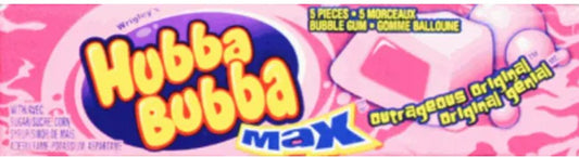 HUBBA BUBBA GUM MAX ORIGINAL OUTRAGEOUS (12X18X5UN) 216 per case