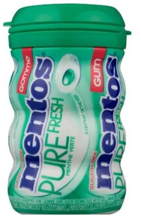MENTOS GUM SPEARMINT PURE (6X6X1UN) 36 per case