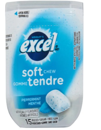 EXCEL GUM CHEWY MINT HERO 15S OTC (10X8X1UN) 80 per case
