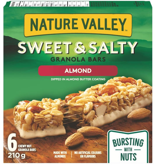VAL NATURE BAR GRANOLA SWEET SALTY ALMOND (12X210GR) 12 per case
