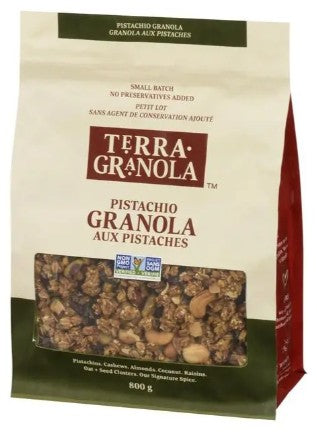 Terra Breads Pistachio Granola 800g Cs/8 (Terra Breads Pistachio Granola) 8 per case
