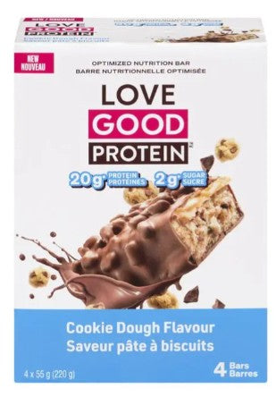 Love Good Fats Cookie Dough Protein Bar, 55 Gram 24 per case