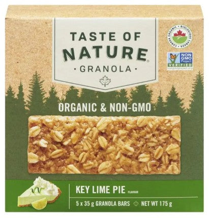 Taste of Nature Organic Key Lime Pie Granola Bar, 35 Gram 60 per case