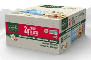 Taste of Nature Organic Vanilla Almond Fruit and Nut Snack Bar, 40 Gram 30 per case