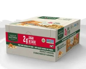 Taste of Nature Organic Peanut Caramel Fruit and Nut Snack Bar, 40 Gram 16 per case