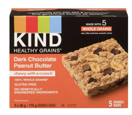 KIND 35 Grams Peanut Butter Dark Chocolate Granola Bar, 5 count 8 per case
