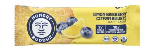 Hungry Buddha Lemon Blueberry Bar, 40 Grams 12 per case