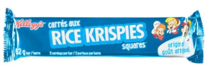 RICE KRISPIES SQUARE (6X12X62GR) 72 per case