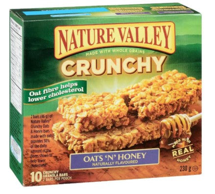 VAL NATURE BAR GRANOLA HONEY OAT (12X230GR) 12 per case