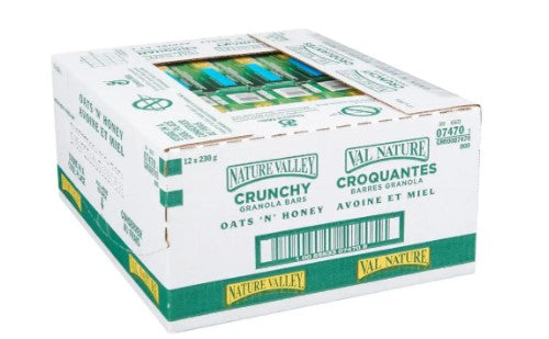 VAL NATURE BAR GRANOLA HONEY OAT (12X230GR) 12 per case
