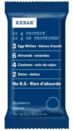 BAR RXBAR BLUEBERRY (6X12X52GR) 72 per case