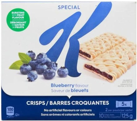 SPECIAL K BAR CRUNCHY BLUEBERRY FRUIT 8 per case