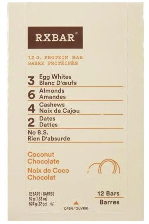 RXBAR BAR PROTEIN COCONUT CHOCOLATE (6X12X52GR) 72 per case