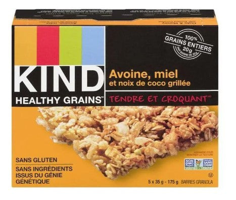KIND Healthy Snacks Oats and Honey with Toasted Coconut Granola Bar, 35 Gram 40 per case