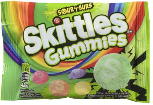 Skittles SK GMS SOUR SINGLE 48G 18CT 8CS AF (Skittles Confectionary) 144 Per Case