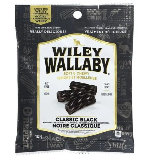 Wiley Wallaby Licorice - Black (Wiley Wallaby) 24 Per Case