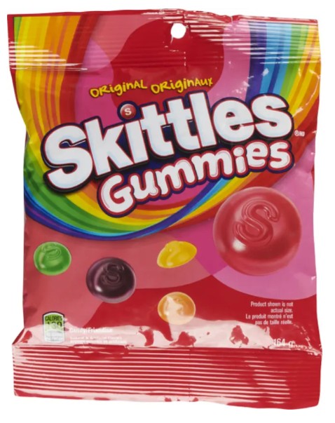 SKITTLES CANDY GUMMY ORIGINAL (12X164GR) 12 Per Case