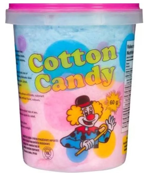 IMPERIAL COTTON CANDY JAR (24X60GR) 24 Per Case
