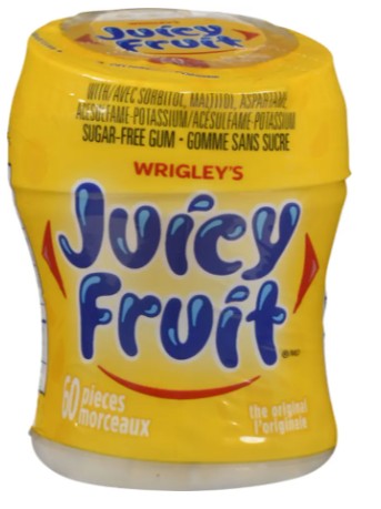 JUICY FRUIT GUM YELLOW BOTTLE (4X6X1UN) 24 Per Case