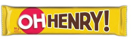 OH HENRY! Chocolatey Full Size Candy Bar, 58 g