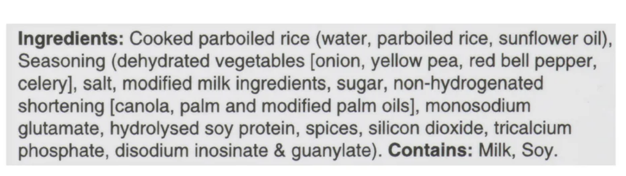 Dainty Brand Cooked Rice & Seasoning Pilaf, 265 g Made in Canada Quick Rice Side dish Meal Pantry